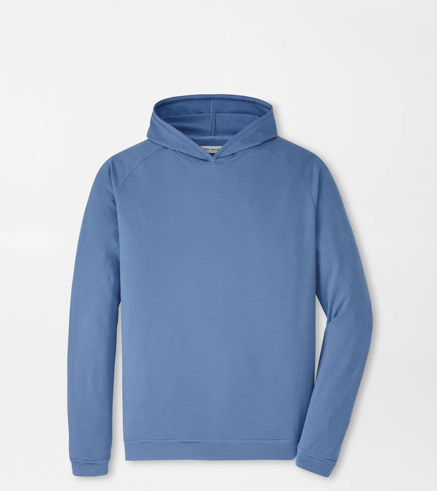 Pine Sugar Stripe Performance Hoodie Windsor Blue