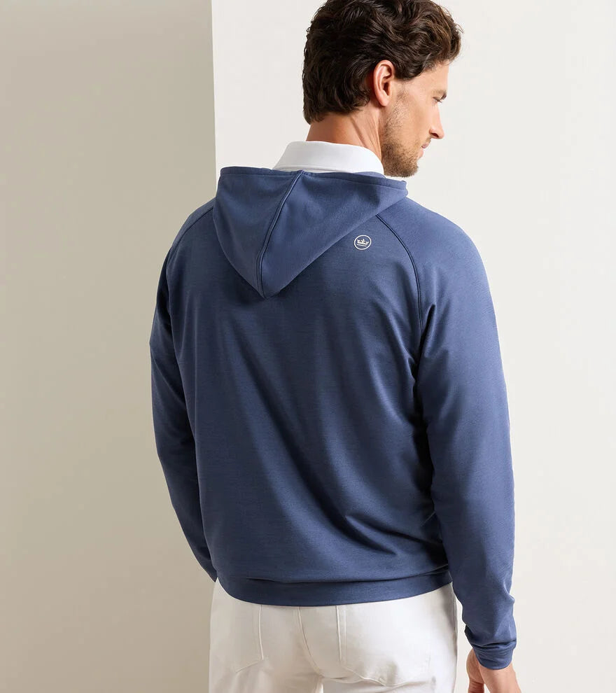 Pine Performance Quarter-Zip Hoodie Navy