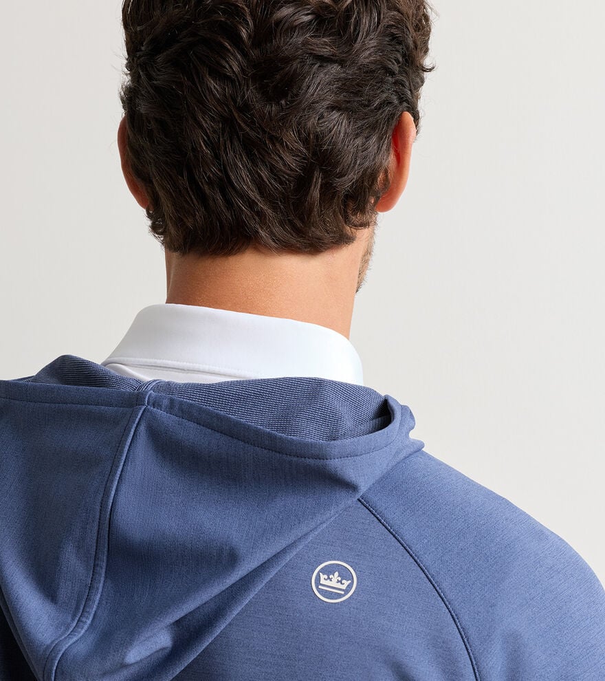 Pine Performance Quarter-Zip Hoodie Navy