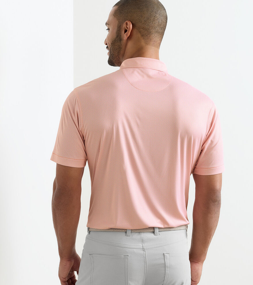 Featherweight Parke Performance Polo Venetian Pink