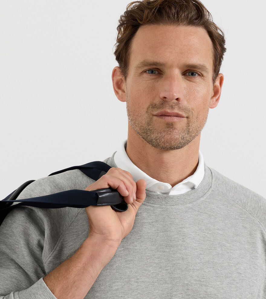 Crown Comfort Knit Crew Light Grey