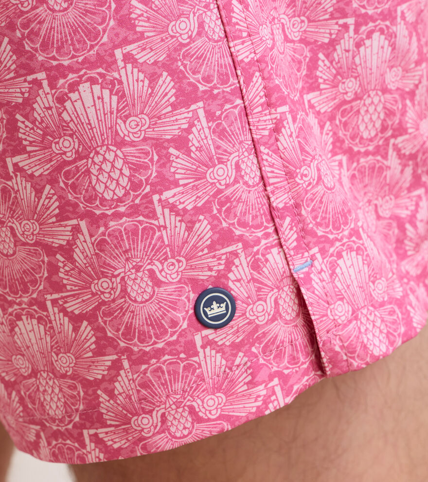 Pina Colada Swim Trunk Pink Ruby