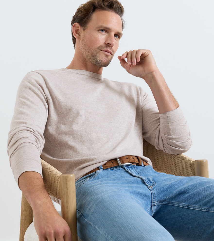 Lake Long Sleeve Sweater Poplar Brown