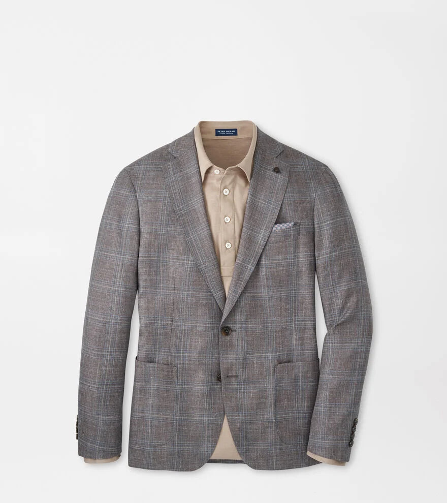 Pearce Plaid Soft Jacket Espresso