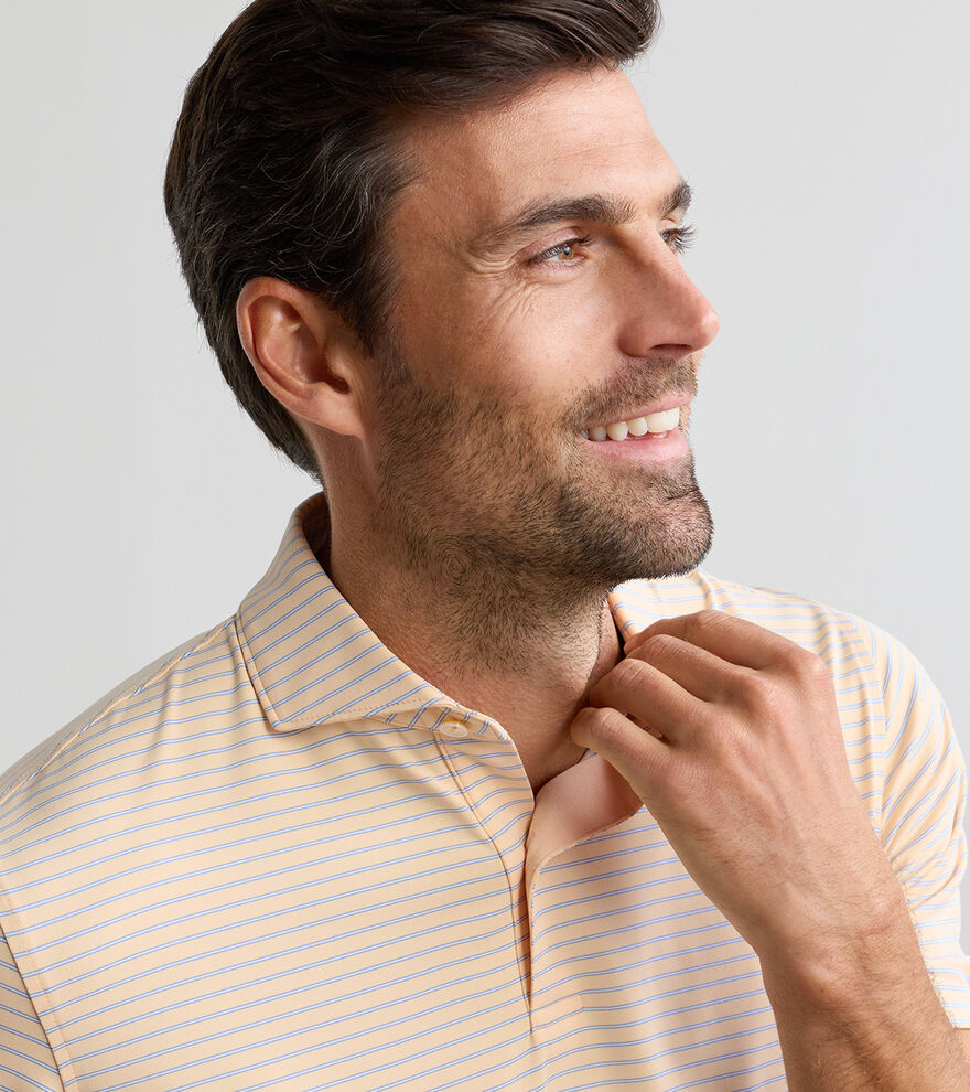 Keynote Performance Jersey Polo Light Orange Sorbet