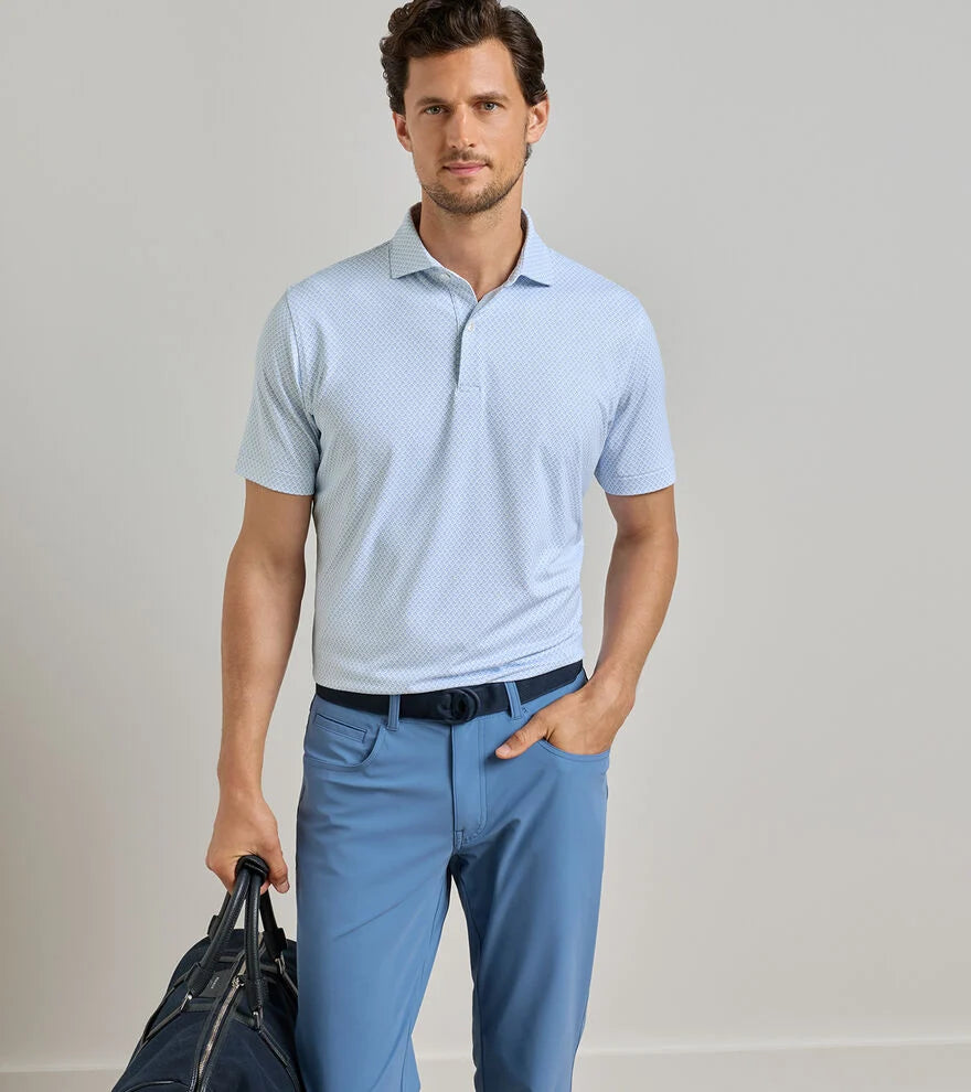 Mayfield Performance Jersey Polo White