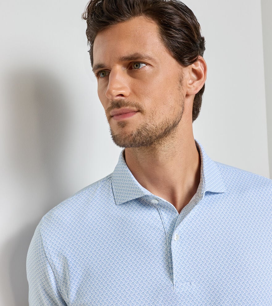 Mayfield Performance Jersey Polo White