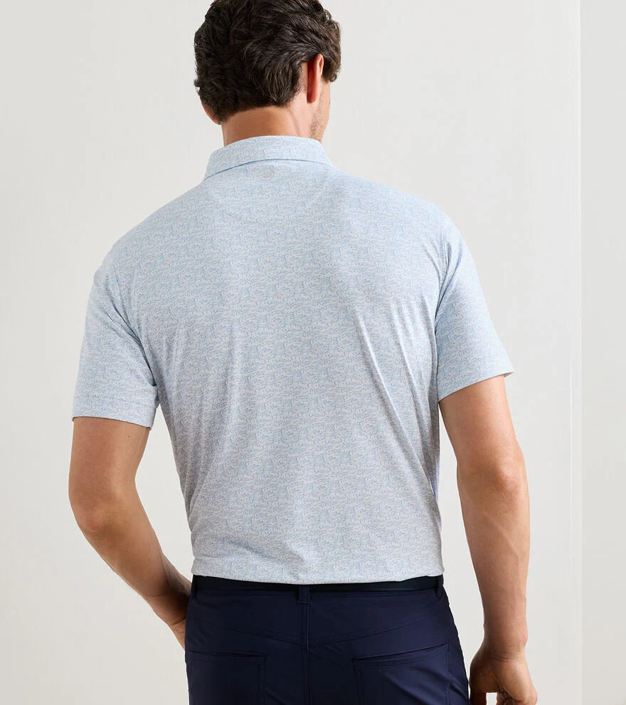 Melody Sea Performance Jersey Polo White