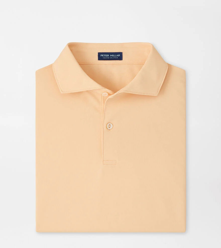 Soul Performance Mesh Polo Light Orange Sorbet