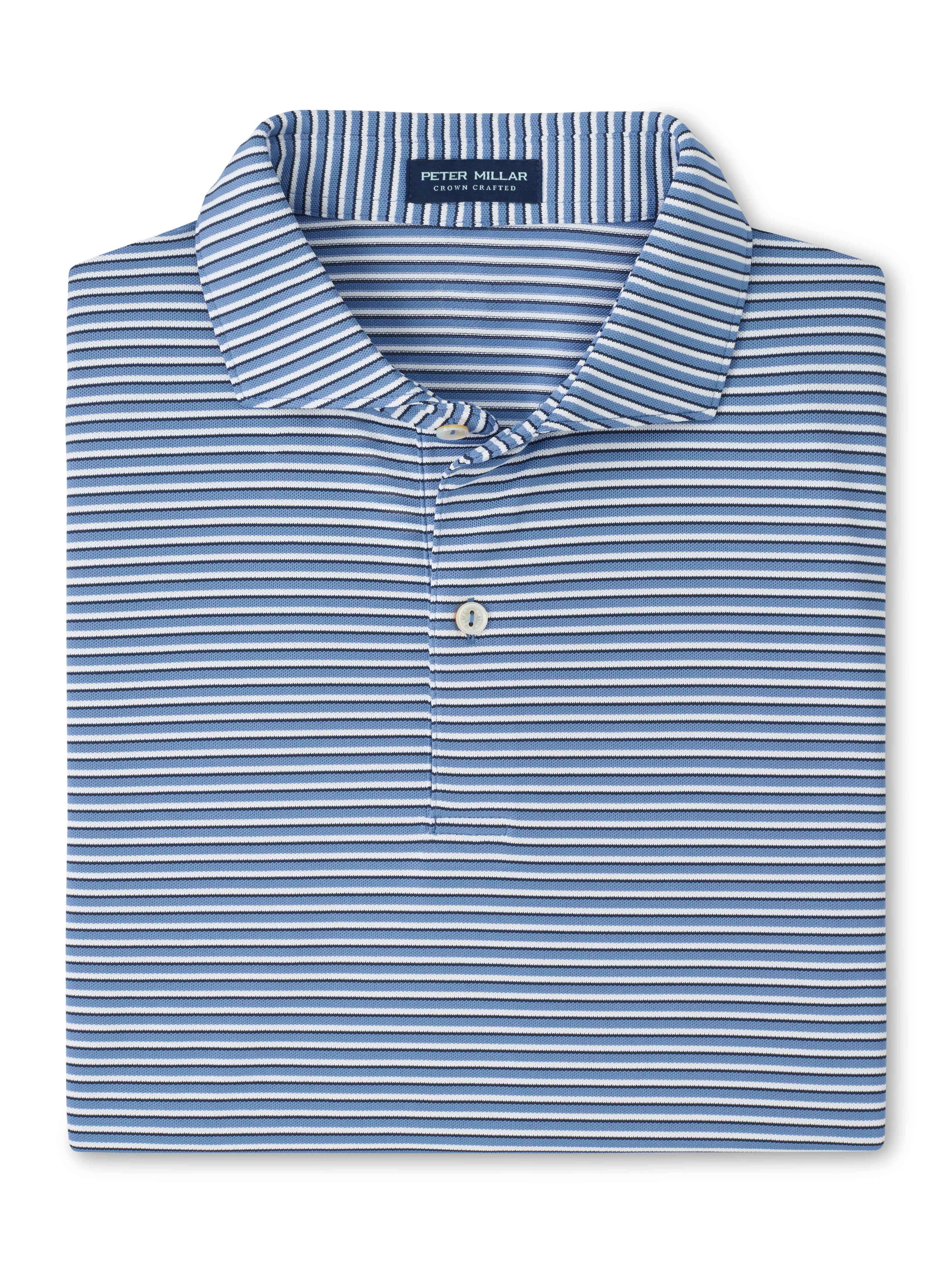 Tempo Performance Mesh Polo Dusk Blue