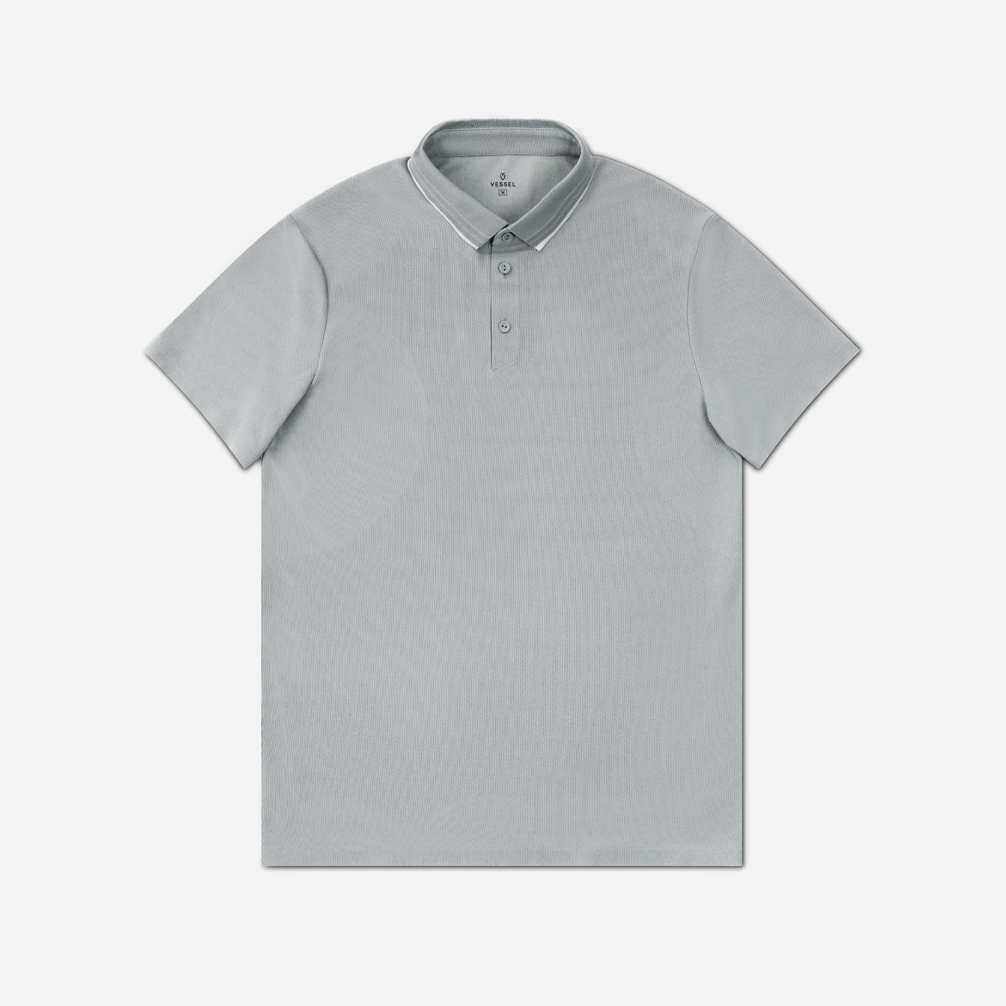 Performance Piqué Polo Stone Grey