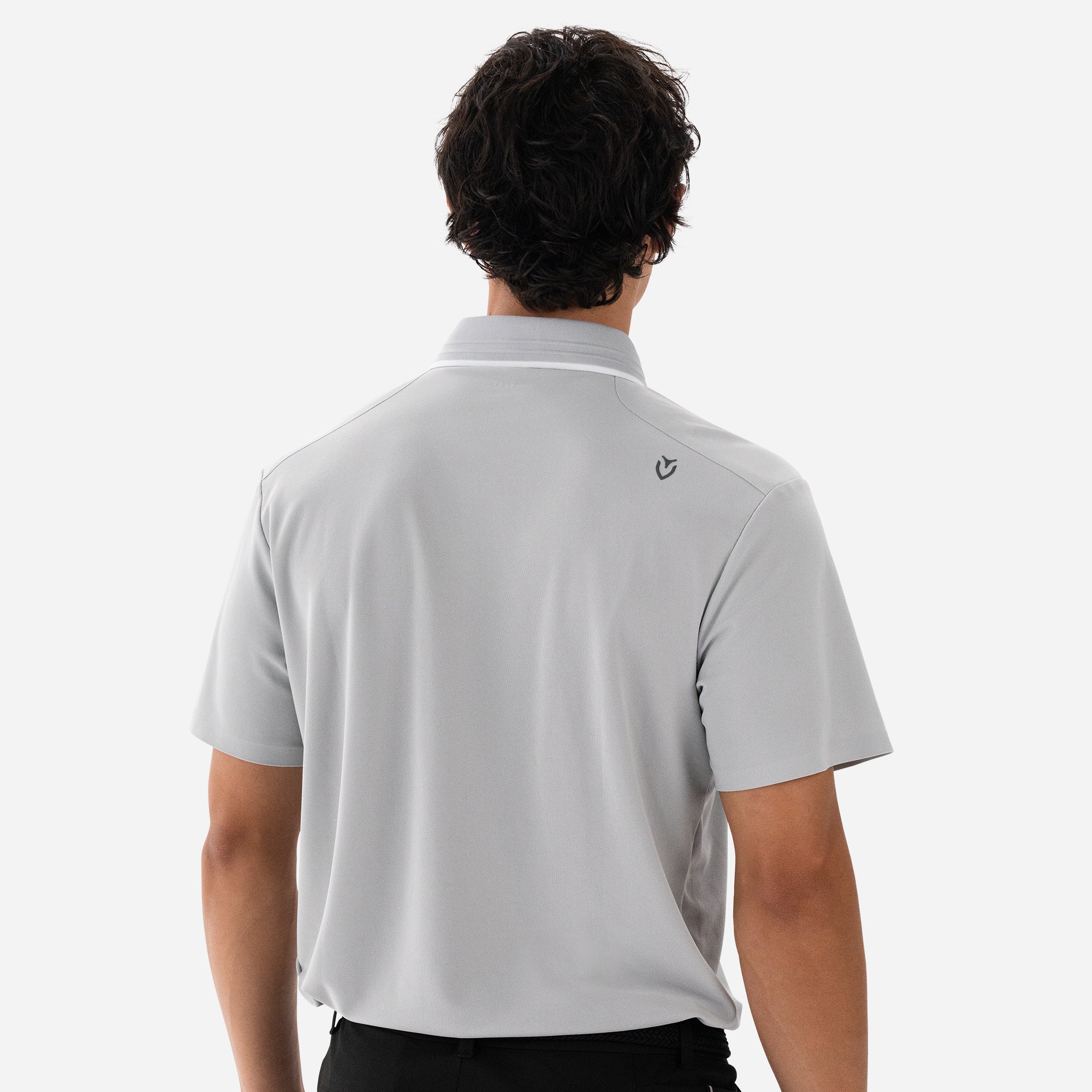 Performance Piqué Polo Stone Grey