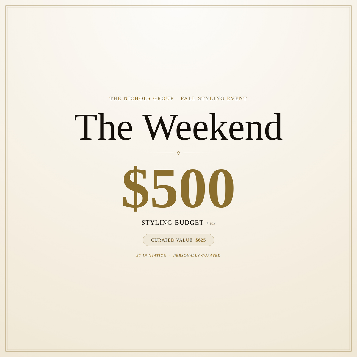 The Weekender - Package