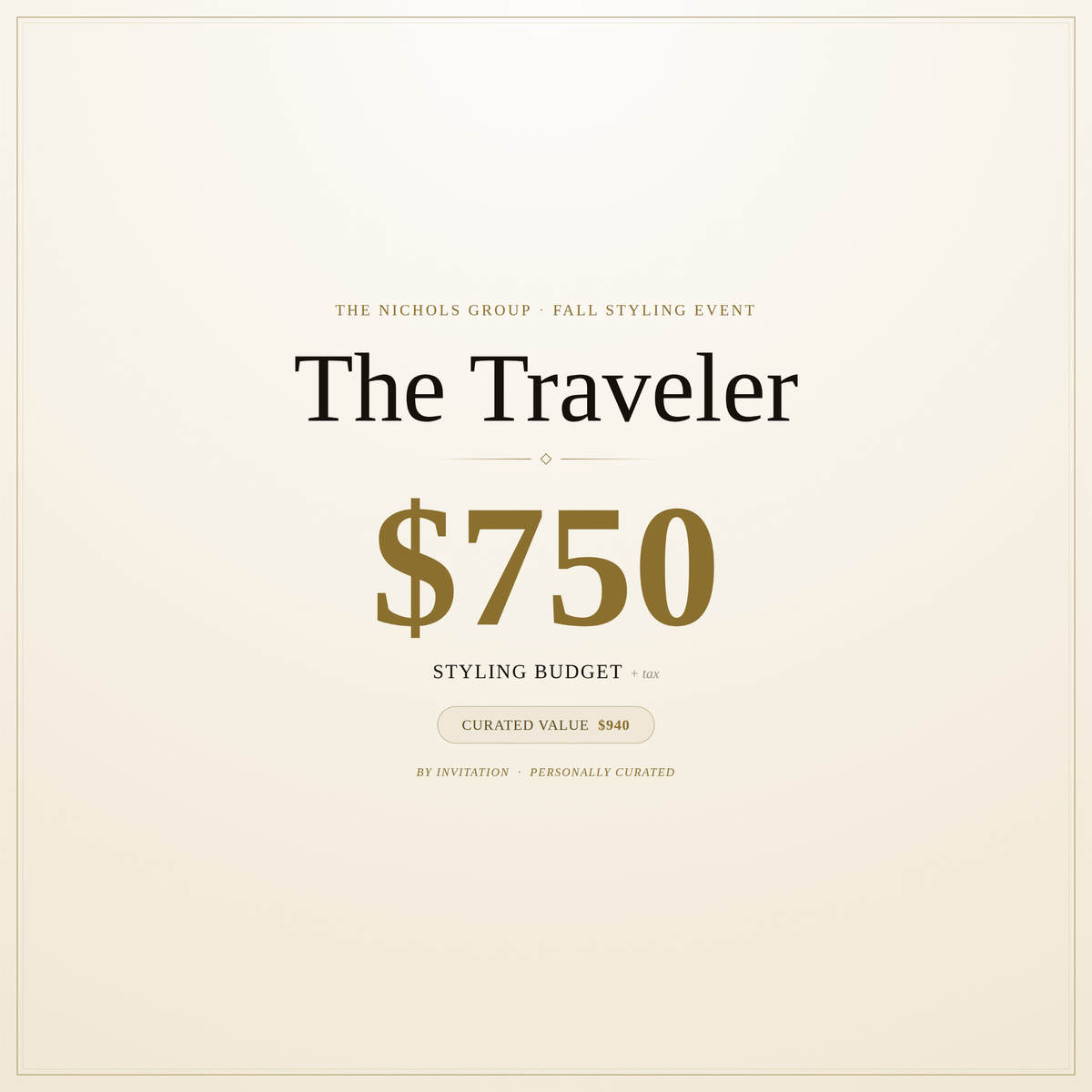 The Traveler - Package
