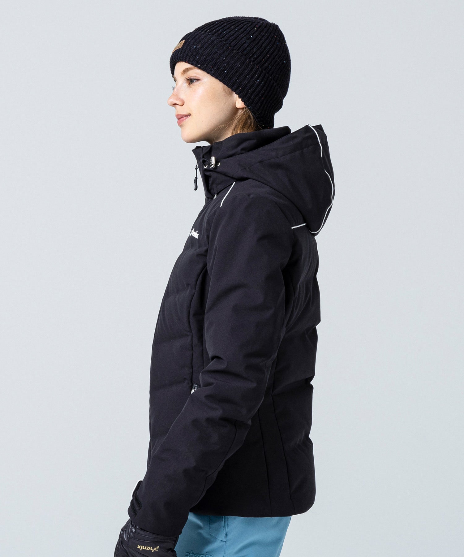 Women's Seamless Down Jacket Black