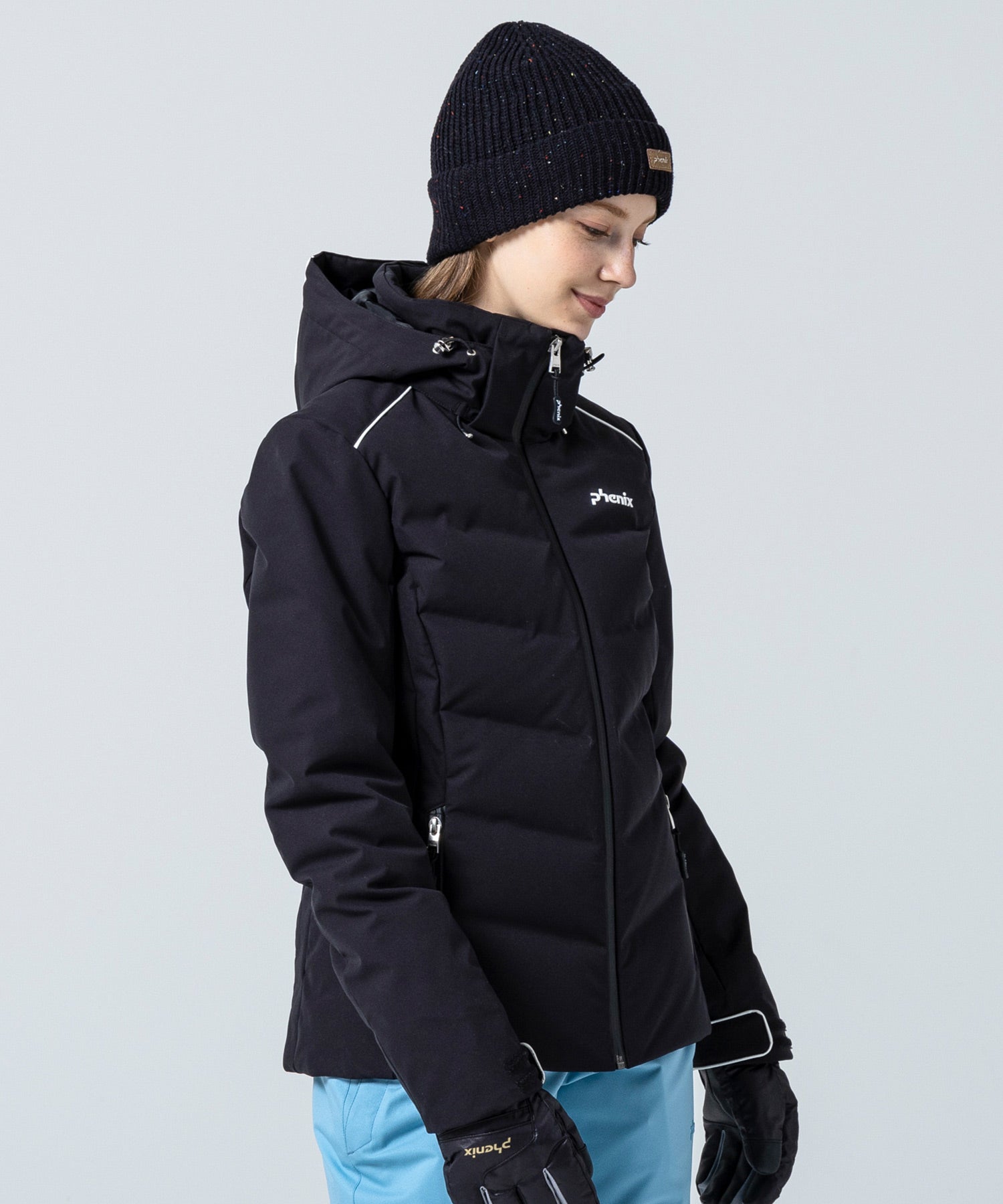 Women's Seamless Down Jacket Black