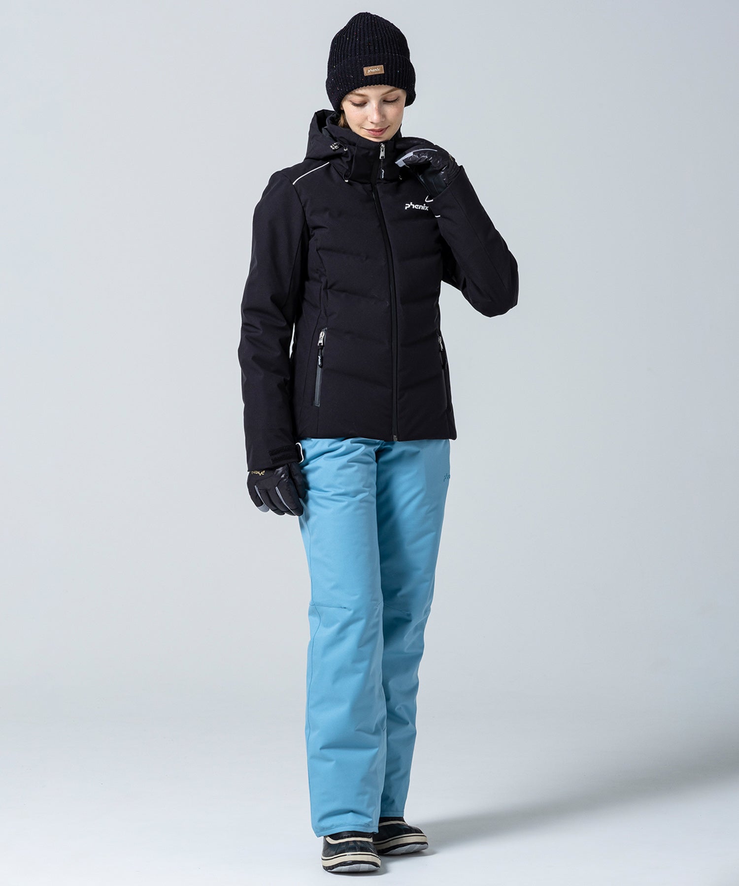 Women's Seamless Down Jacket Black
