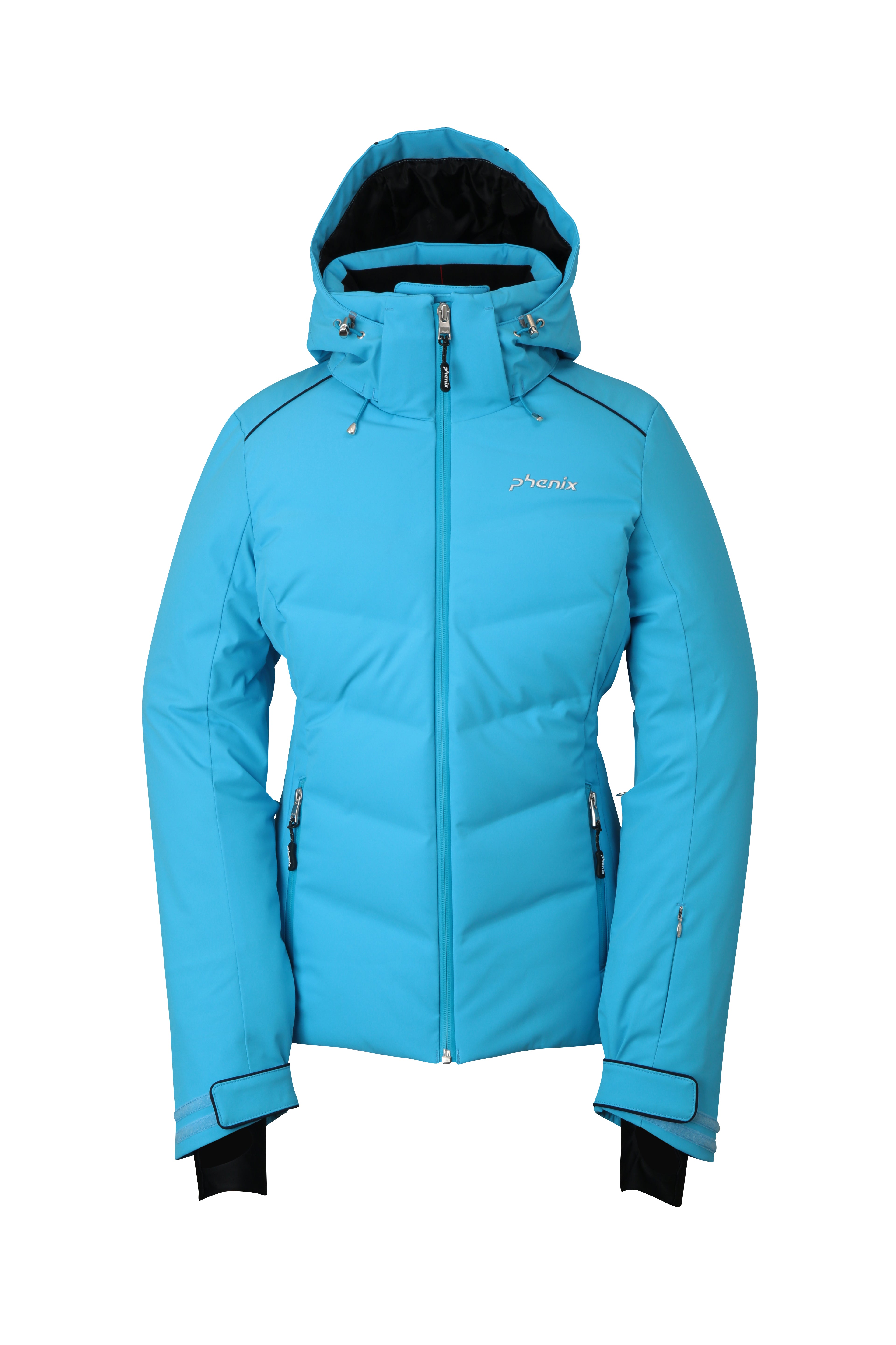 Women's Seamless Down Jacket Aqua Blue