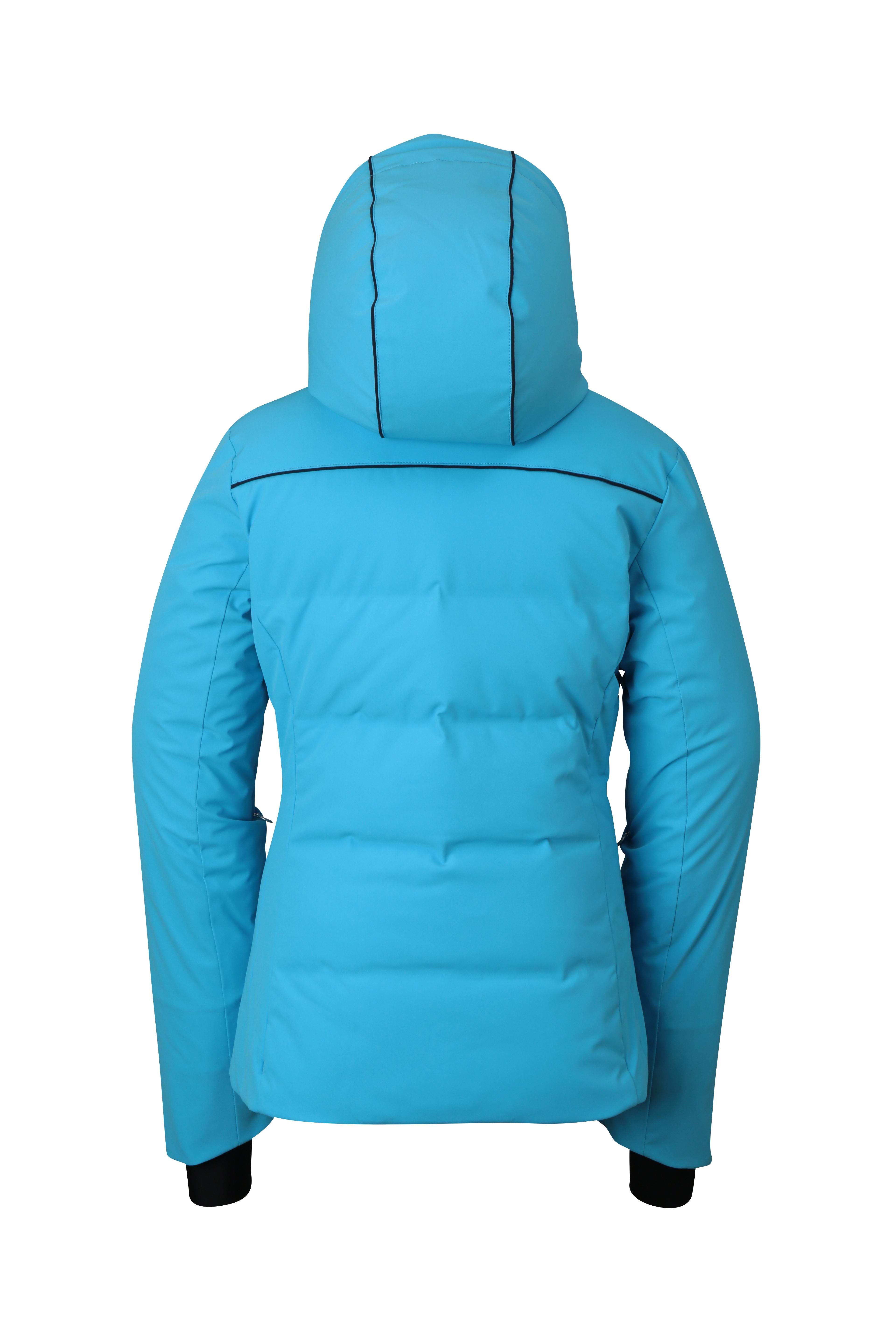 Women's Seamless Down Jacket Aqua Blue