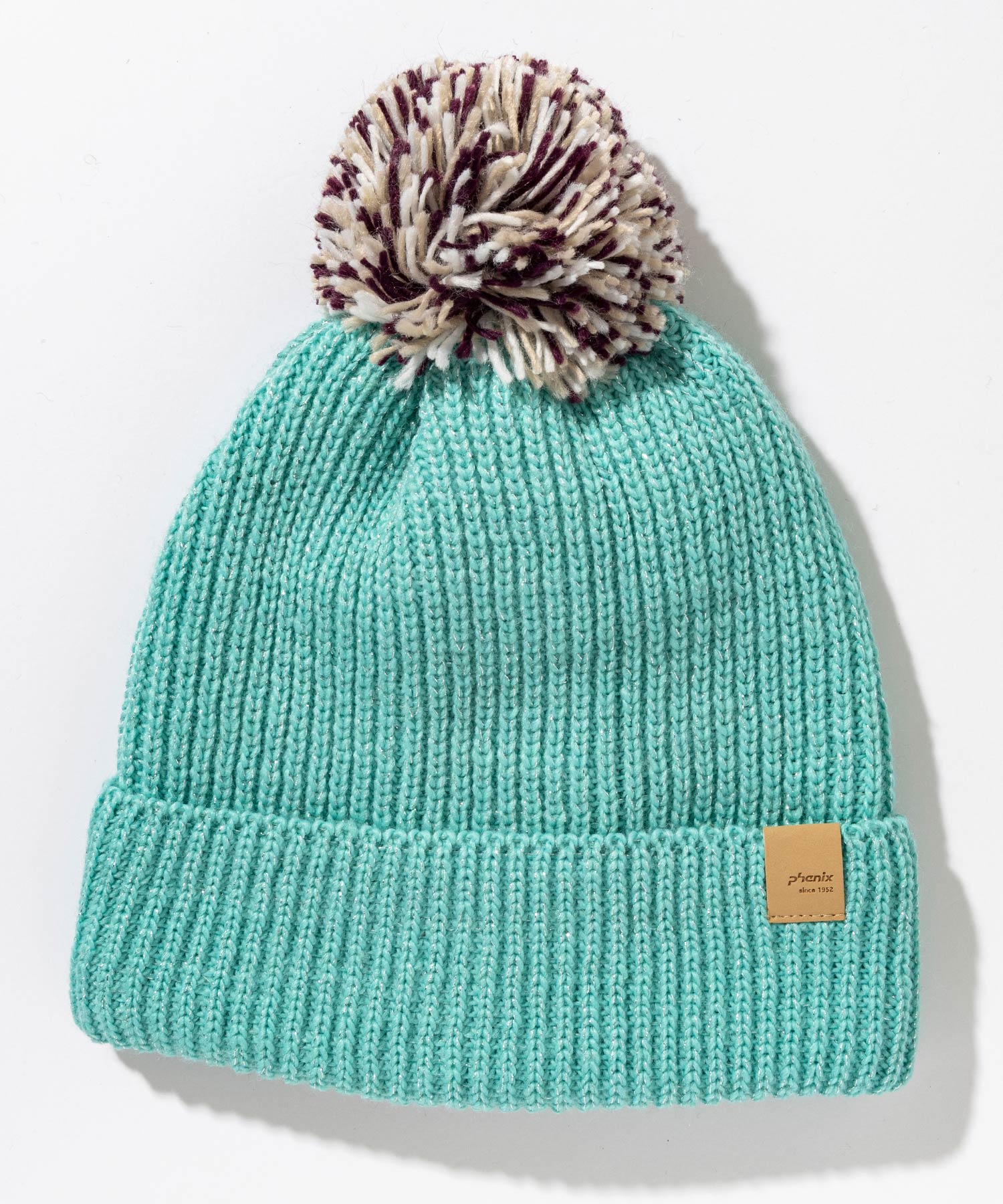 Women's Mix Pompom Bright Watch Hat Mint Green
