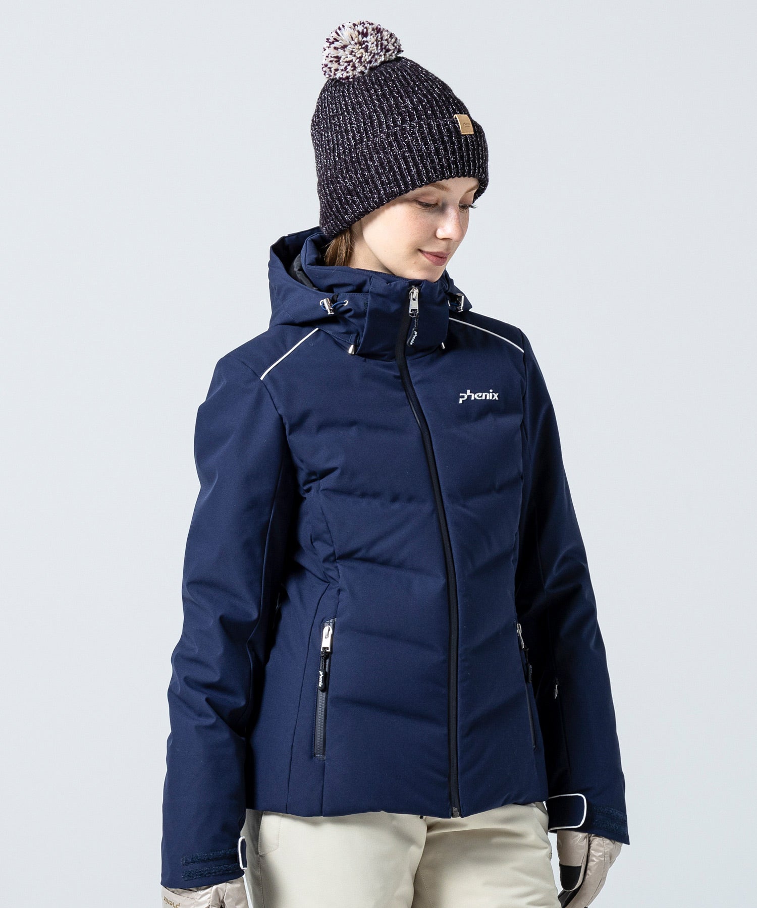 Women's Seamless Down Jacket Navy