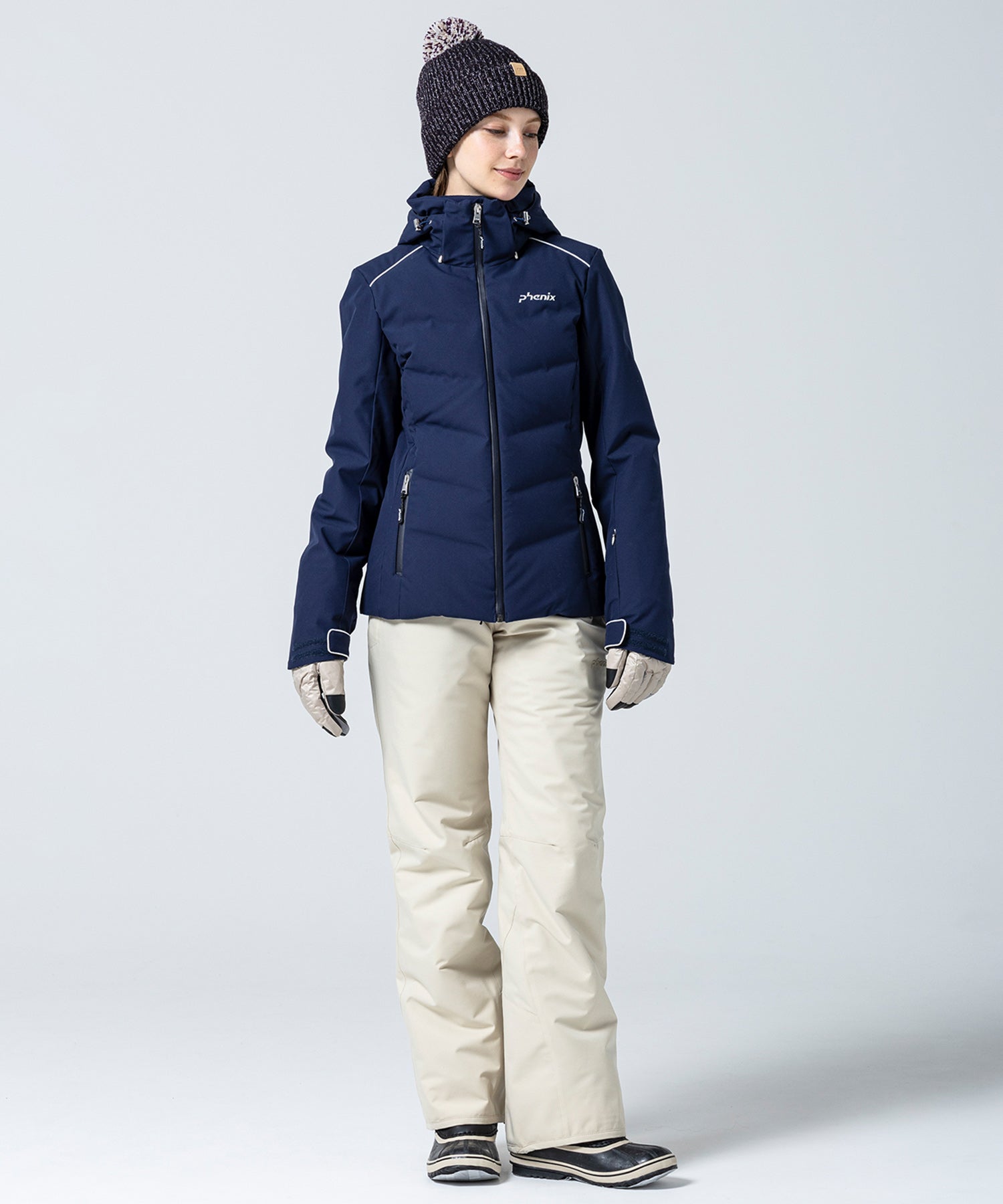 Women's Seamless Down Jacket Navy