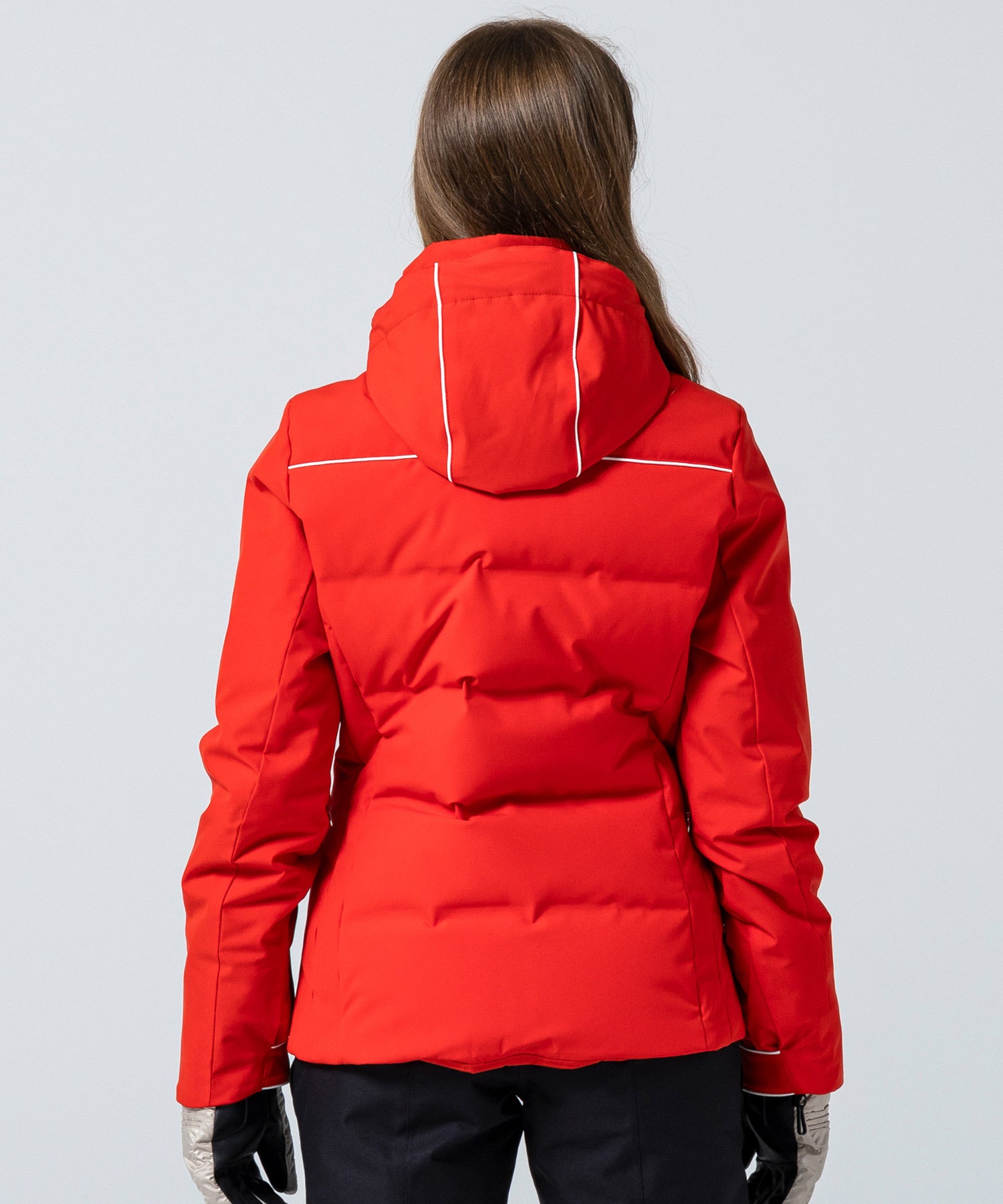 Women's Seamless Down Jacket Red