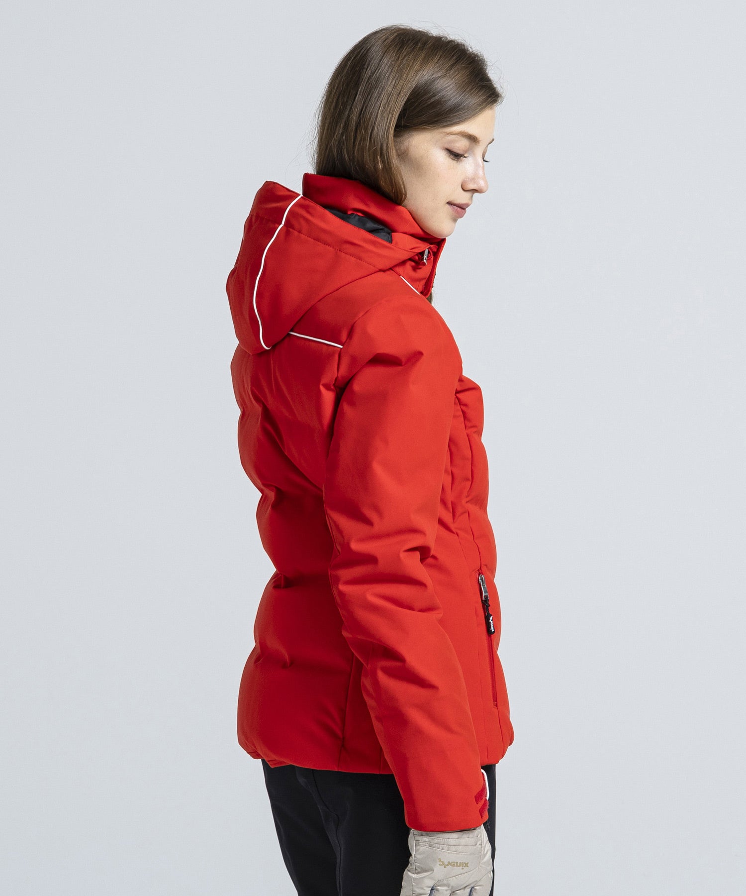 Women's Seamless Down Jacket Red