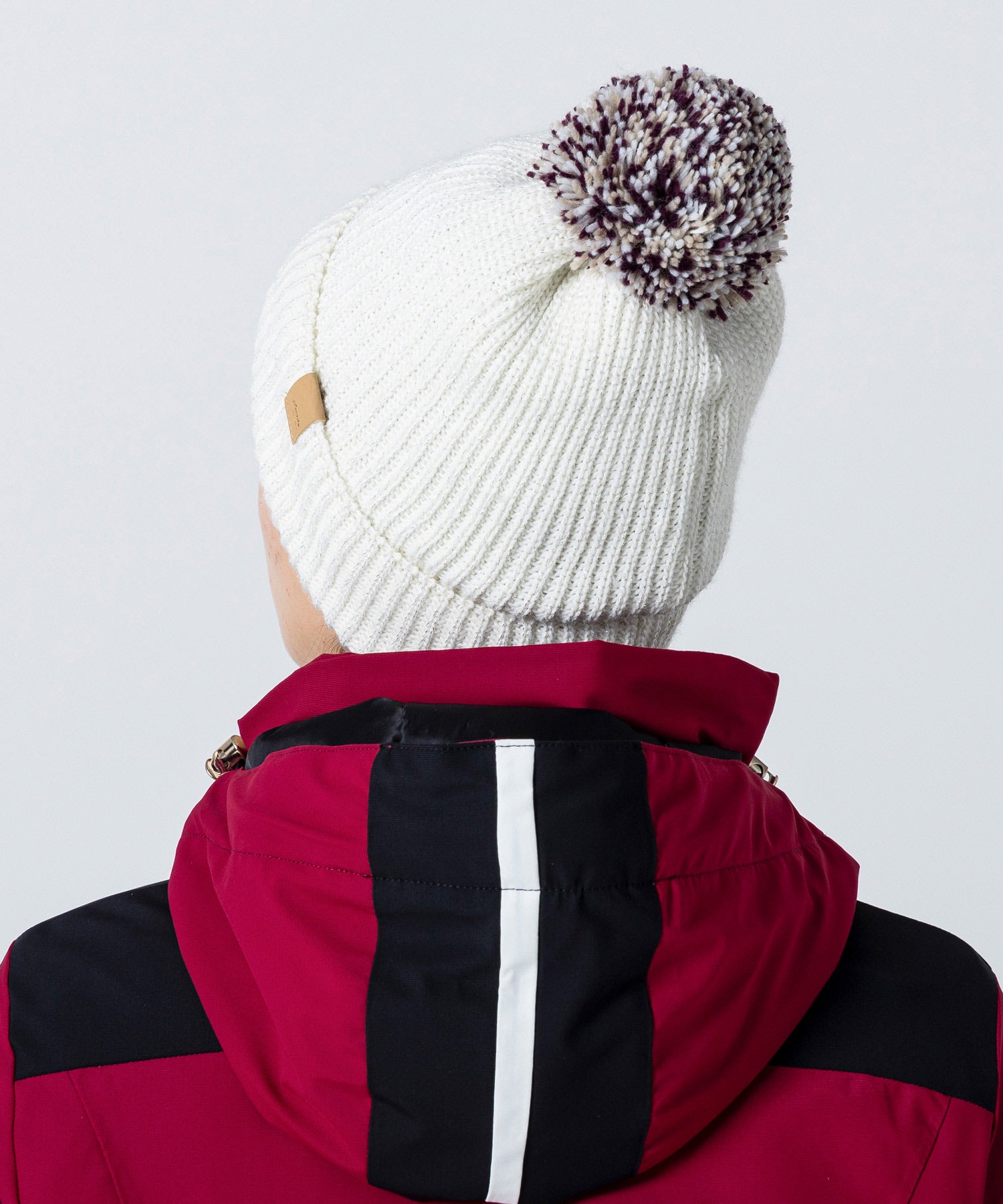 Women's Mix Pompom Bright Watch Hat White