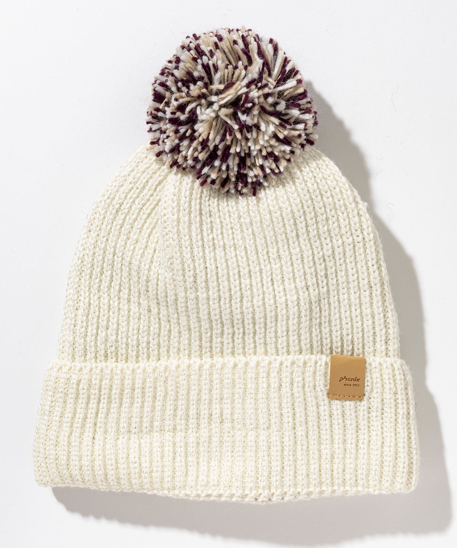 Women's Mix Pompom Bright Watch Hat White