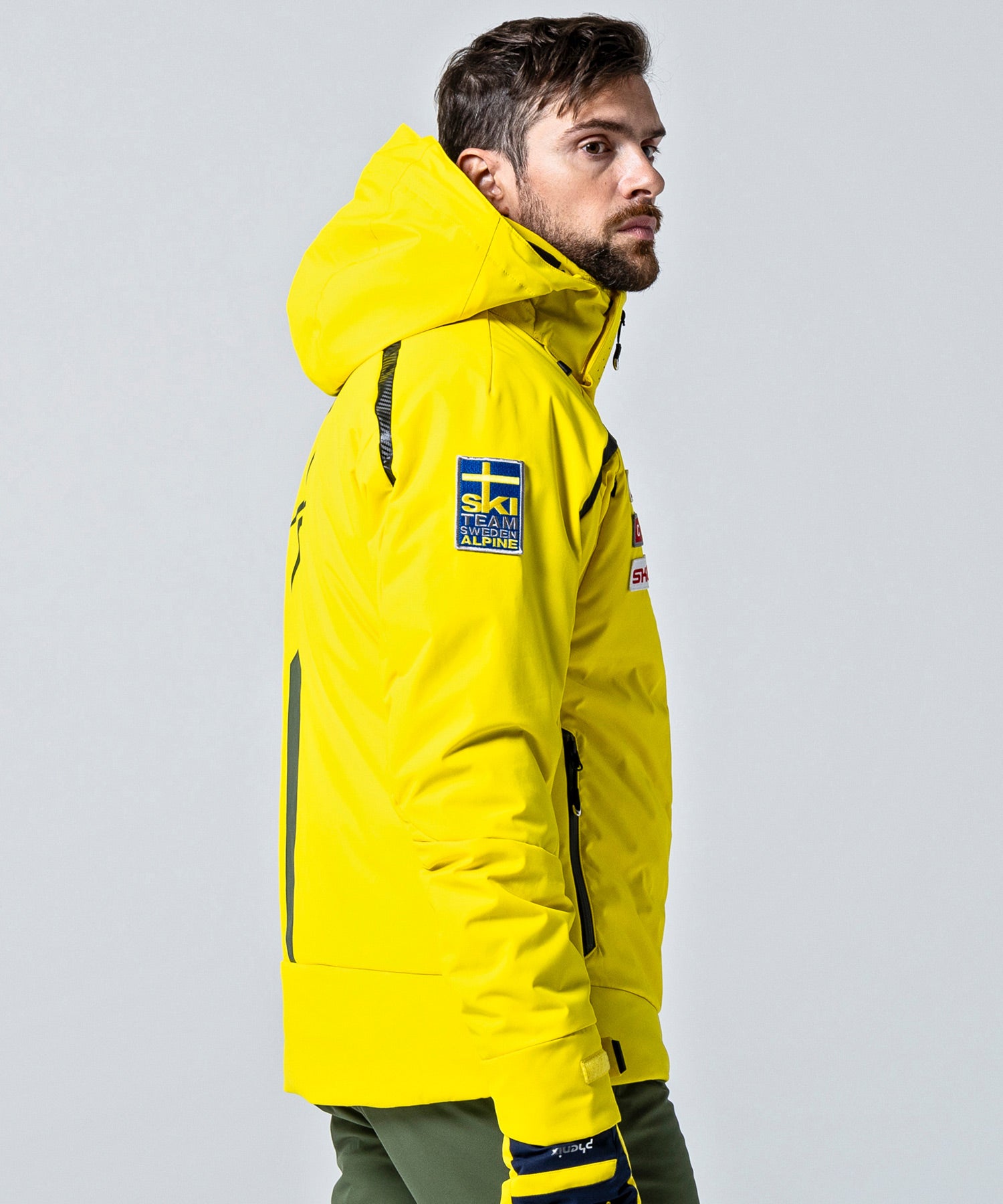 Ltd. Edition Men's Swedish Ski Team Down Jacket Yellow